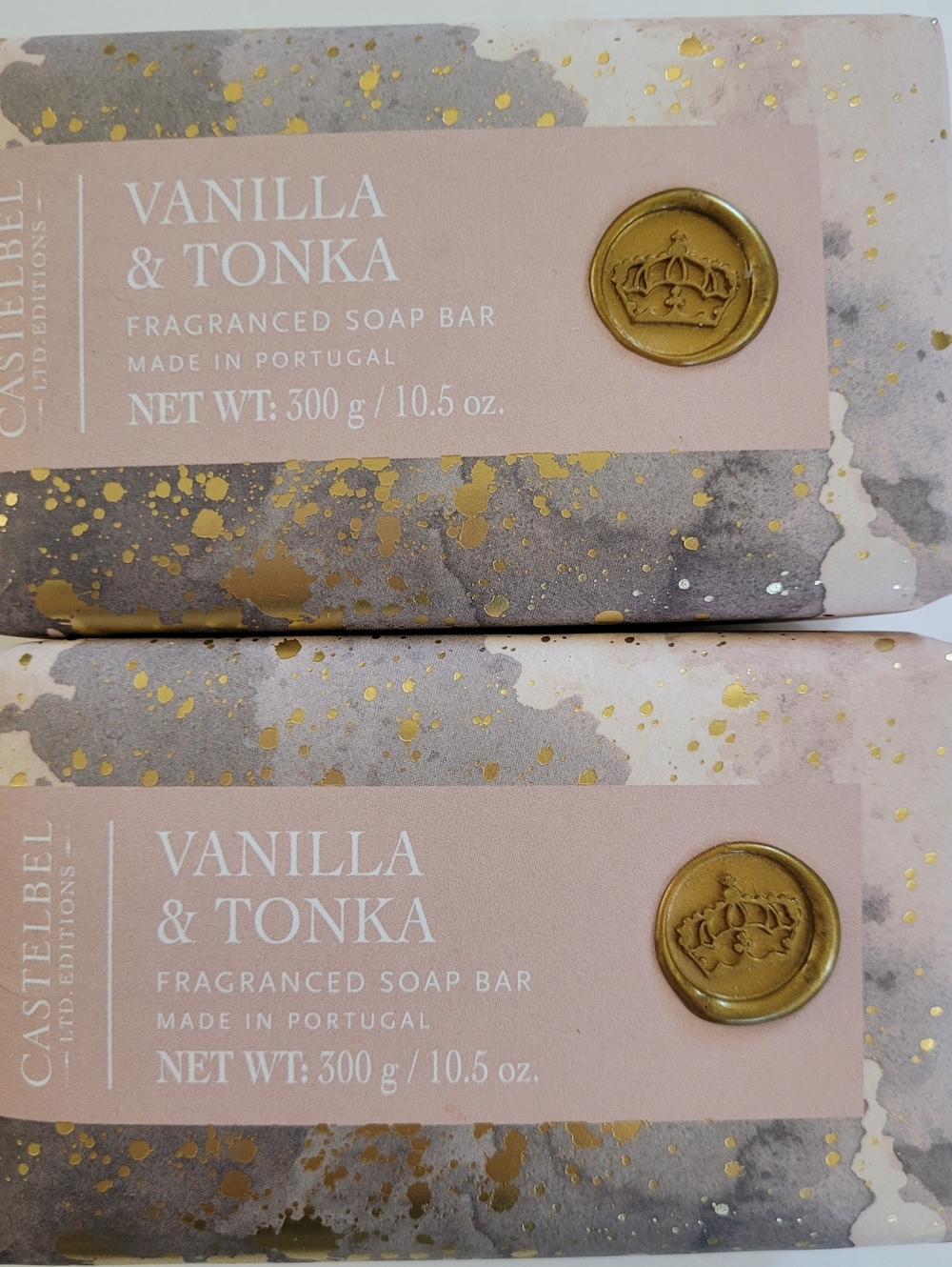 Castelbell Limited Edition Vanulla & Tonka Fragranced Soap Bar Set of 2